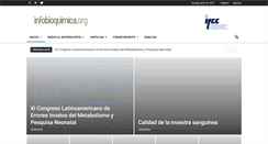 Desktop Screenshot of infobioquimica.com